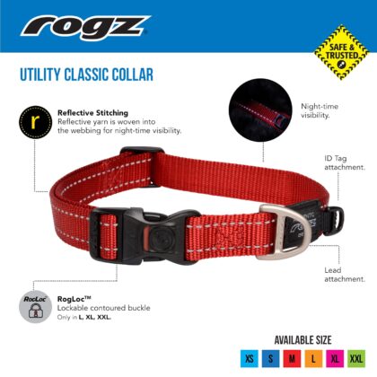 Rogz Utility Collar Classic