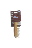 Eco-bambus Kam lang/korte tænder roterende