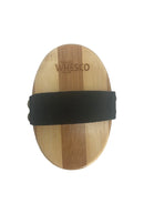 Eco-bambus oval børste m.dutter