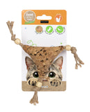 Wouapy kattelegetøj med kork - Triangel med reb