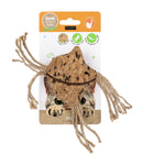 Wouapy kattelegetøj med kork - Fisk med reb