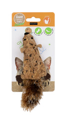 Wouapy kattelegetøj med kork - Mus med pelshale