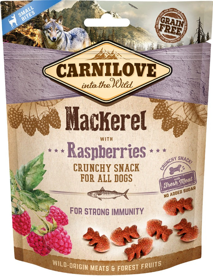 Carnilove Crunchy Snack MAKREL & HINDBÆR