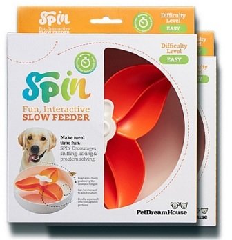 Paw Spin Aktiverings-slowfeeder orange