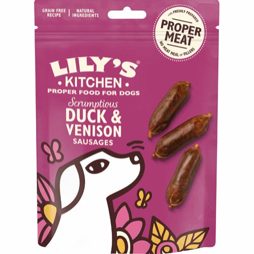 Lily`s Duck & Venison Sausages